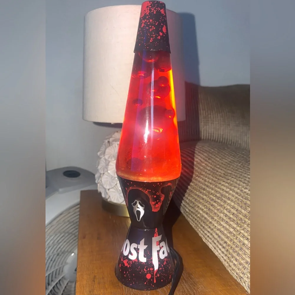 Red GhostFace Lava Lamp